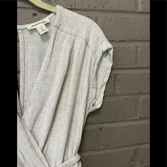 Anthropologie Monteau. linen blend jumpsuit S-M - Picture 3 of 8